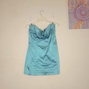 Teal Bebe Mini Dress Size Large